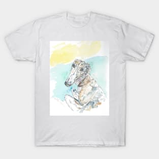 Lurcher portrait T-Shirt